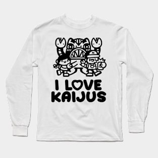 Kaijus just need friends II Long Sleeve T-Shirt